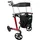 FabaCare Leichtgewichtrollator Leopard faltbar Rot