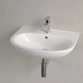 Villeroy & Boch V&B Waschtisch O.Novo 60x46cm, ov., m Hahnl., m Überlauf, weiß