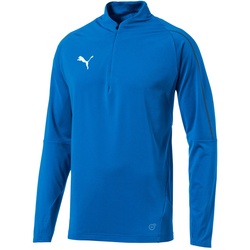 PUMA Final Training 1/4 Zip Top Herren Trainings-Shirt mit dryCELL Sport-Shirt 655289 02 Blau - S