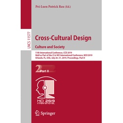 Cross-Cultural Design. Culture And Society, Kartoniert (TB)