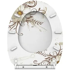 Sanilo WC-Sitz Flower Braun