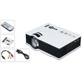 Trade Shop - Tragbarer Led-projektor Mini-heimkino-videoprojektor Pc Vga/usb/sd/av/hdmi -