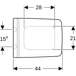 Geberit Xeno2 WC-Sitz Absenkautomatik Weiß