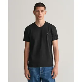 GANT Herren T-Shirt - Schwarz - 3XL,XXXL