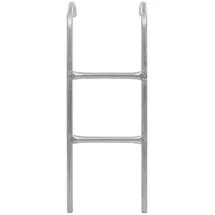 vidaXL 2-stufige Trampolinleiter Stahl Silbern 102,6 cm
