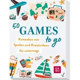 Groh 50 Games to go - Kartenbox mit vielen Spielen und Kreativideen für unterwegs: