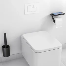 Hansgrohe WallStoris Badaccessoire-Set Schwarz