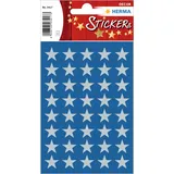 Herma 3417 Aufkleber Sterne Silber klein, 120 Stück, 13 mm, Stern Sticker aus Papier, Weihnachtssticker Sternaufkleber für Weihnachten Geschenke Adventskalender Dekoration Kinder Belohnung DIY Basteln