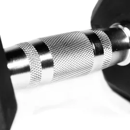 Sporttrend 24 Hexagon Hantel Kurzhantel 25 kg schwarz