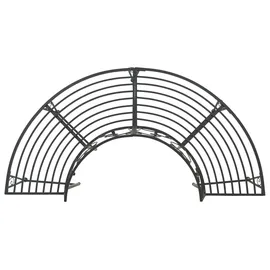 vidaXL Baumbank 160 x 80 x 89 cm Schwarz