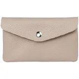 CASPAR Geldbörse mittelgroß beige/rosa