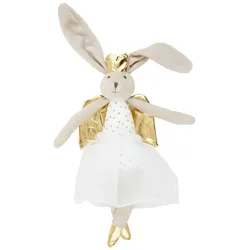Plüschtier Angelina in Weiß/Gold ca. 36cm