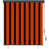 VidaXL Außenrollo 140x250 cm Orange und Braun