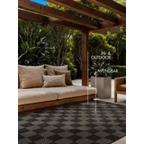Ted Baker Dorothy Wendeteppich", grau Schwarz weiß), B:200cm H:8mm L:300cm, Polypropylen, Teppiche, Teppich, Designteppich, Wetterfest, Pflegeleicht, Modern, Wohnzimmer, Terrasse