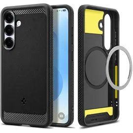 SPIGEN Galaxy S25 Rugged Armor MagSafe Hülle schwarz