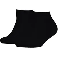 TOMMY HILFIGER Kinder Sneaker Socken, Vorteilspack - Teen, TH, Baumwolle, Uni, 23-42 Schwarz 27-30 8er Pack (4x2P)