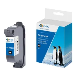 G&G Original-Druckerpatrone GB-001CBK schnell trocknende Solvent Tinte