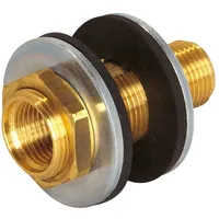Flamco Außengewinde-Wandscheibe, Länge 110mm,G 3/4" Außengewinde xG 1/2" Innengewinde