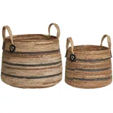 House Nordic House Nordic, Aufbewahrungskorb, Erba 39 cm, 2x)