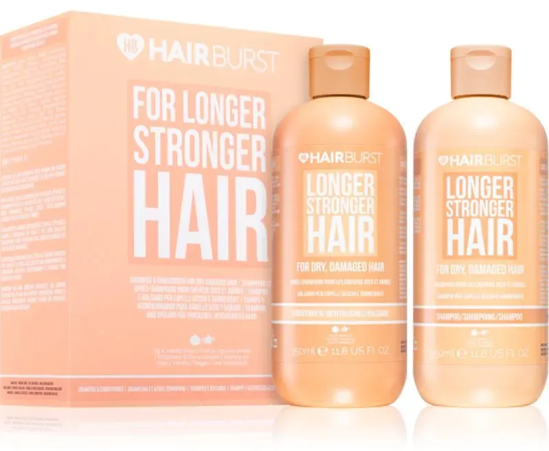 Hairburst Longer Stronger Hair Dry, Damaged Hair Set Geschenkset für trockenes und beschädigtes Haar