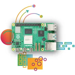 Raspberry Pi Pi 5 Model B - Einplatinenrechner - Broadcom BCM2712 / 2.4 GHz