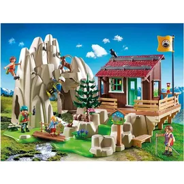 Playmobil Action Kletterfels mit Berghütte 9126