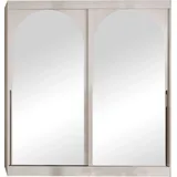Mirjan24 Schiebetürenschrank Modin 200 x 216 x 65 cm Beige/Schwarz