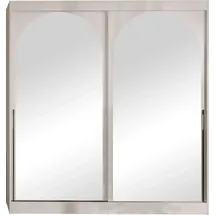 Mirjan24 Schiebetürenschrank Modin 200 x 216 x 65 cm Beige/Schwarz