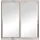 Mirjan24 Schiebetürenschrank Modin 200 x 216 x 65 cm Beige/Schwarz