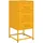 vidaXL Nachtschrank Senfgelb 36 x 39 x 78 cm Stahl