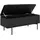 House Nordic Sitzbank Watford Schwarz 95 x 37 x 40 cm