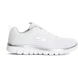 Skechers für Damen. 12615 Turnschuhe Graceful Get Connected weiß (36), Wohnung, Schnürsenkel, Sportlich, Sportbekleidung, Multisport