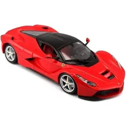 BBURAGO 15626001 1:24 Ferrari Race & Play LaFerrari 2013-2018, rot