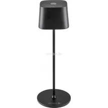 Brunner Quadrilux Mini Tischlampe, Akku, schwarz