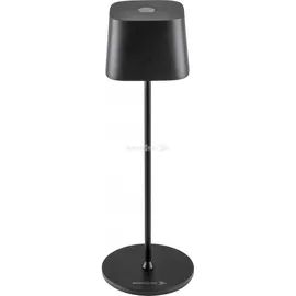 Brunner Quadrilux Mini Tischlampe, Akku, schwarz