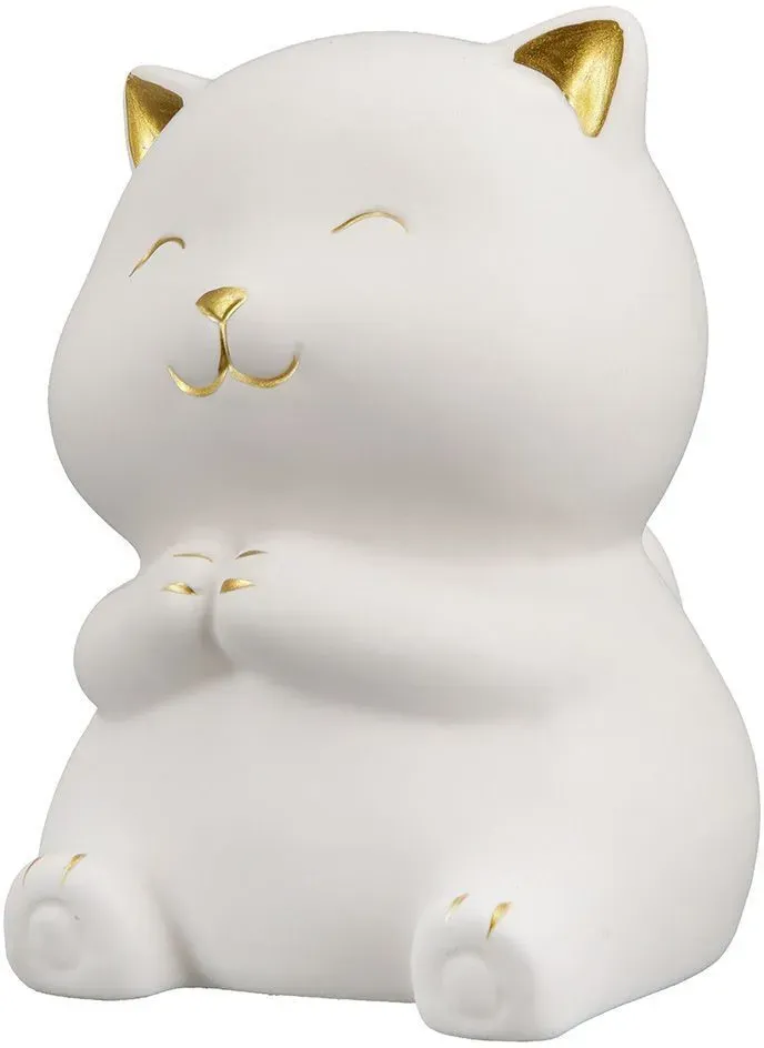 Deko Katze Kitty weiß 10,5cm