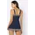 Feel Good Bikini-Top Damen Blau/Bunt 40 Cup B