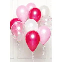 Luftballon Set rosa pink DIY