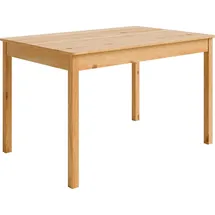 Home Affaire Esstisch Malmö, Holztisch aus Kiefer Massivholz naturfarbig, erhältich in 80 und 120cm beige 120 cm x 72,5 cm x 80 cm