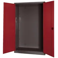 C+P Modul-Sportgeräteschrank mit Vollblech-Flügeltüren, HxBxT 195x120x50 cm, Ergo-Lock Muldengriff,