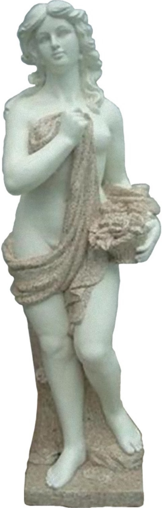 Gartenfigur Frau 110cm Garten Figur Deko Teichfigur Statue Skulptur Dekoration