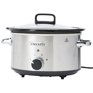 Crock-Pot CSC028X-01 Schongarer, Slow Cooker 3,5 l, 3.5 liters, Edelstahl Gebürstet