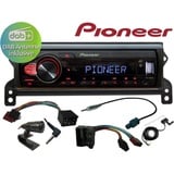 DSX PIONEER DAB+ Bluetooth USB für BMW Mini R50 R52 R53 + DAB Antenne Autoradio (Digitalradio (DAB), 50,00 W) schwarz