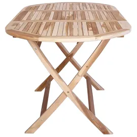 vidaXL Gartentisch klappbar 160 x 80 x 76 cm Braun