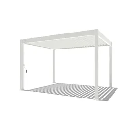 pergoline Pavillon 3 x 4 m inkl. 4 Seitenteile Weiß