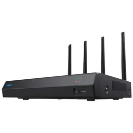 Reolink Überwachungskamera Zubehör »NVS12W - 12-Kanal WiFi 6 NVR, unterstützt bis zu 16MP Kamera, 2TB HDD«, Außenbereich, 24/7 lokale Aufzeichnung, Bis zu 16TB Speicherung, 5/2,4 GHz WLAN, schwarz