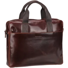Bugatti Romano Aktentasche Leder 38 cm Laptopfach braun