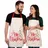 Brubaker Weihnachtsschürze Merry Christmas - Retro Kochschürze für Damen und Herren - Lustige Schürze Weihnachten für Mann & Frau - Verstellbare Küchenschürze - Weiß, Rot und Grün - Modern - 1x Schürze
