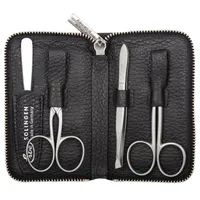 Erbe Inox Reißverschluß-Etui Schwarz