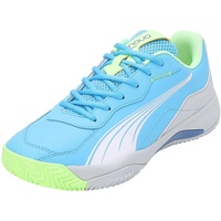 Puma Unisex Adults Nova Smash Tennis Shoes, Luminous Blue-Puma White-Glacial Gray, 39 EU